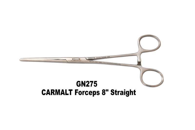CARMALT Forceps 8" Straight