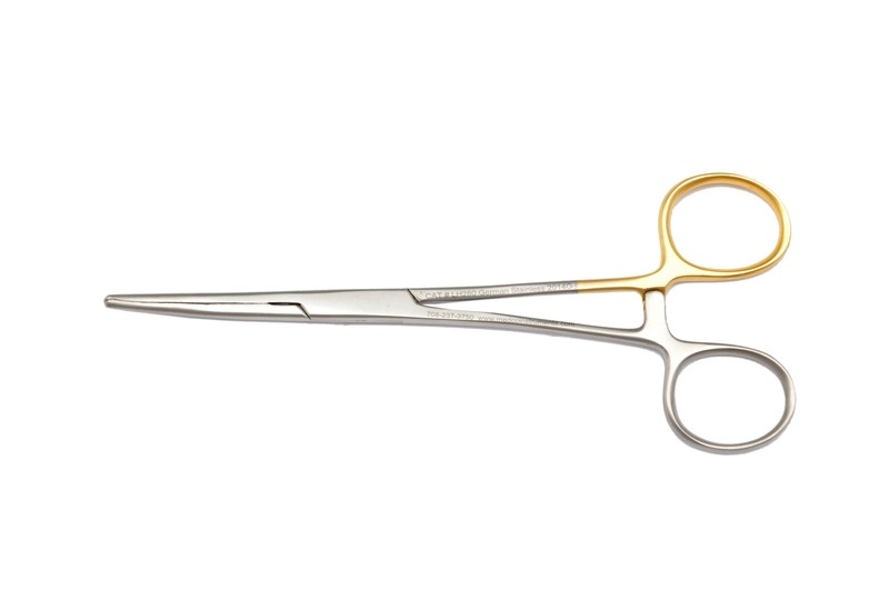LEFT HANDED Carmalt Forceps 6.5" Curved