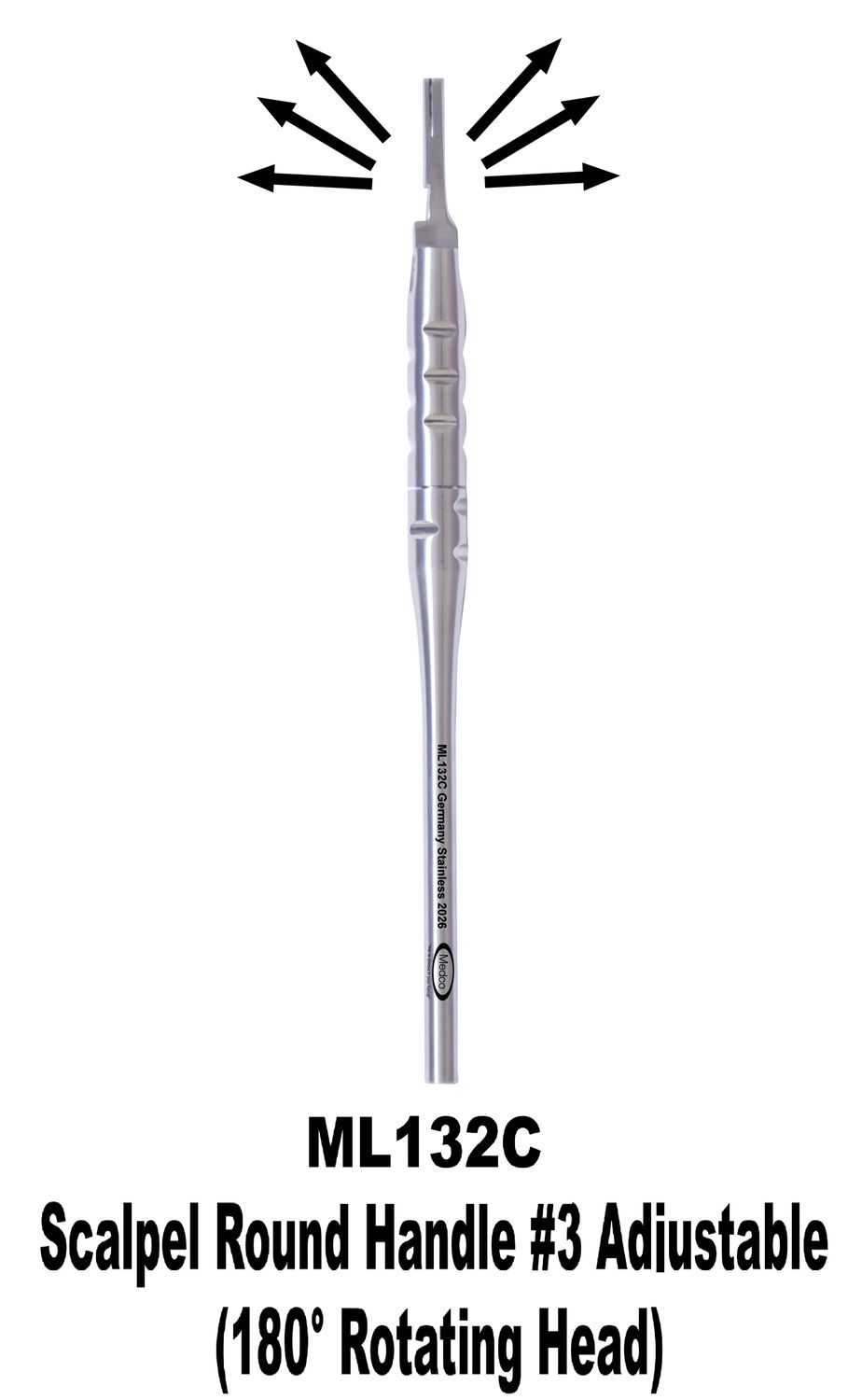 Scalpel Round Handle Adjustable Positions #3