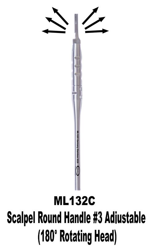 Scalpel Round Handle Adjustable Positions #3