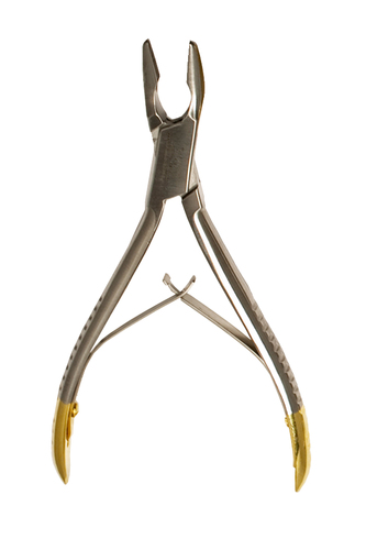 MicrolLite Bluementhal Rongeur Straight 6½" Gold Handles