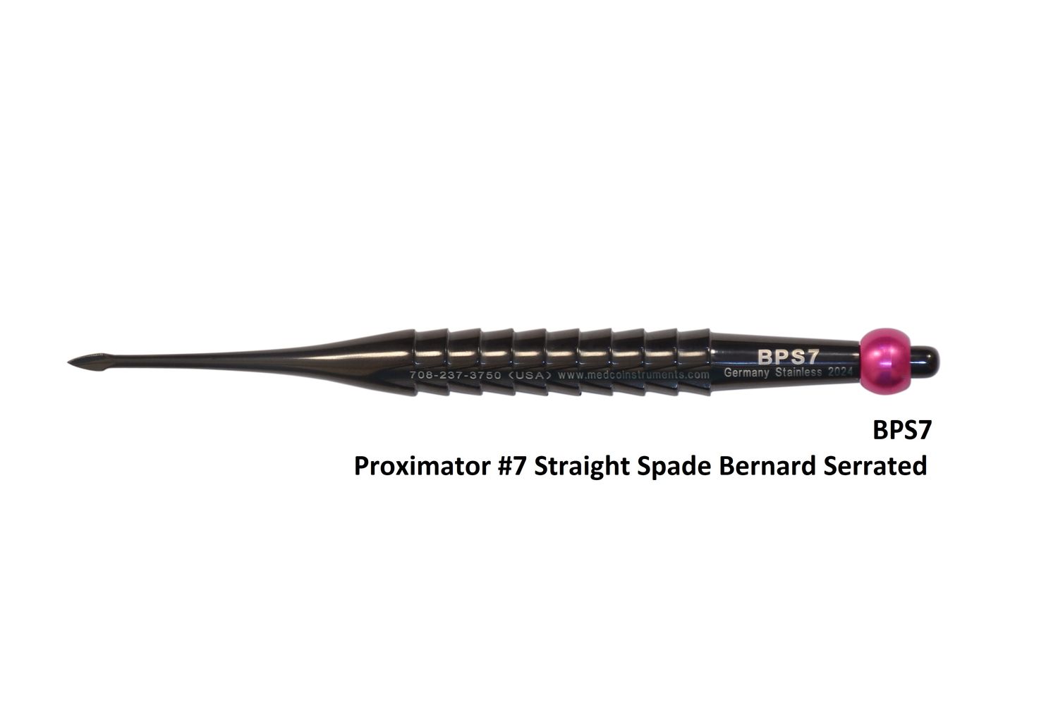 Black Proximator Spade Bernard 2.5mm Serrated