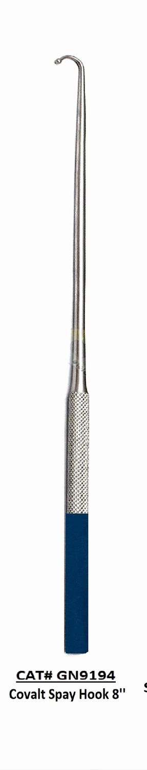 Covault Spay Hook Blue 8"