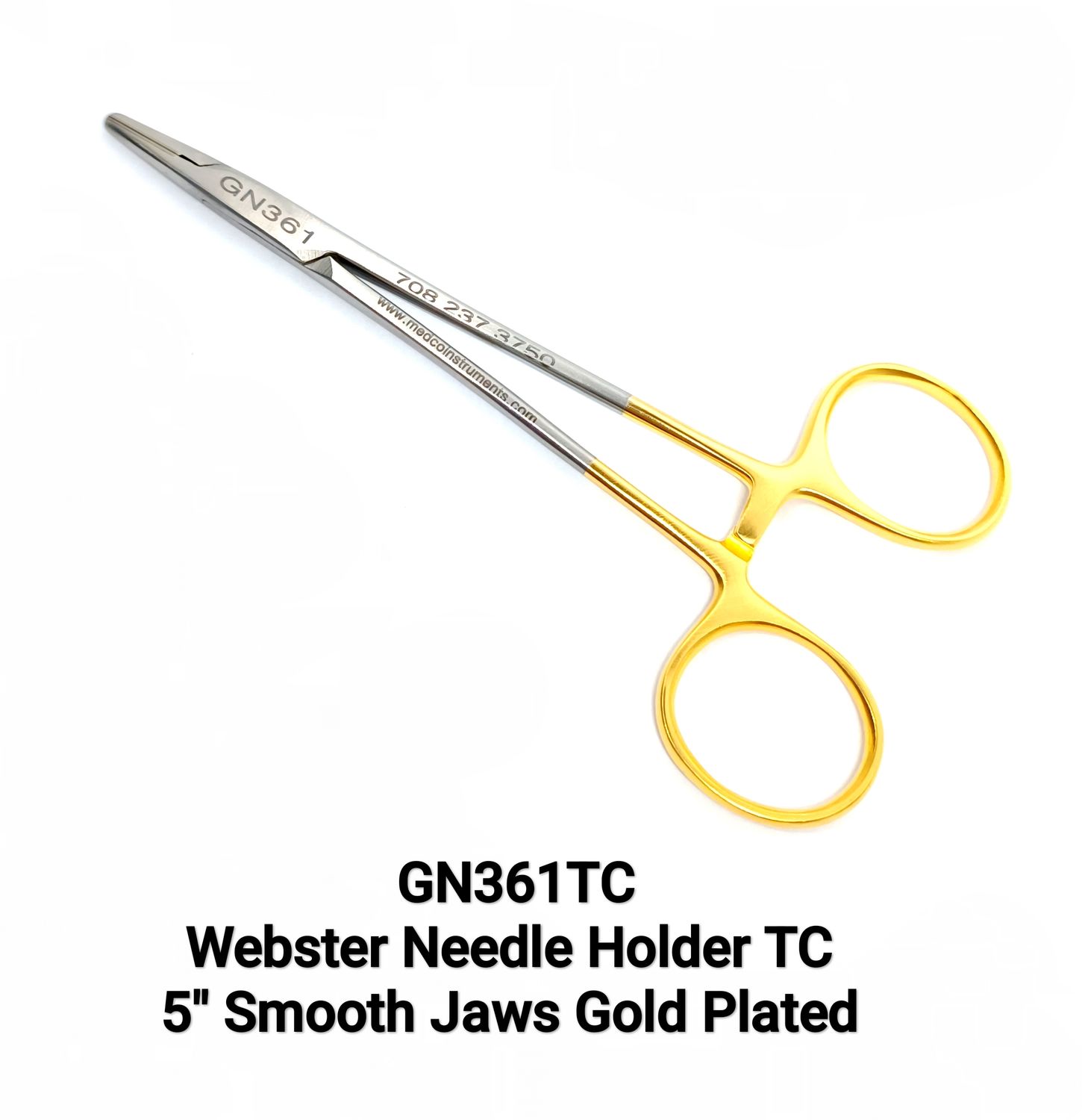Webster Needle Holder 5" TC Jaws