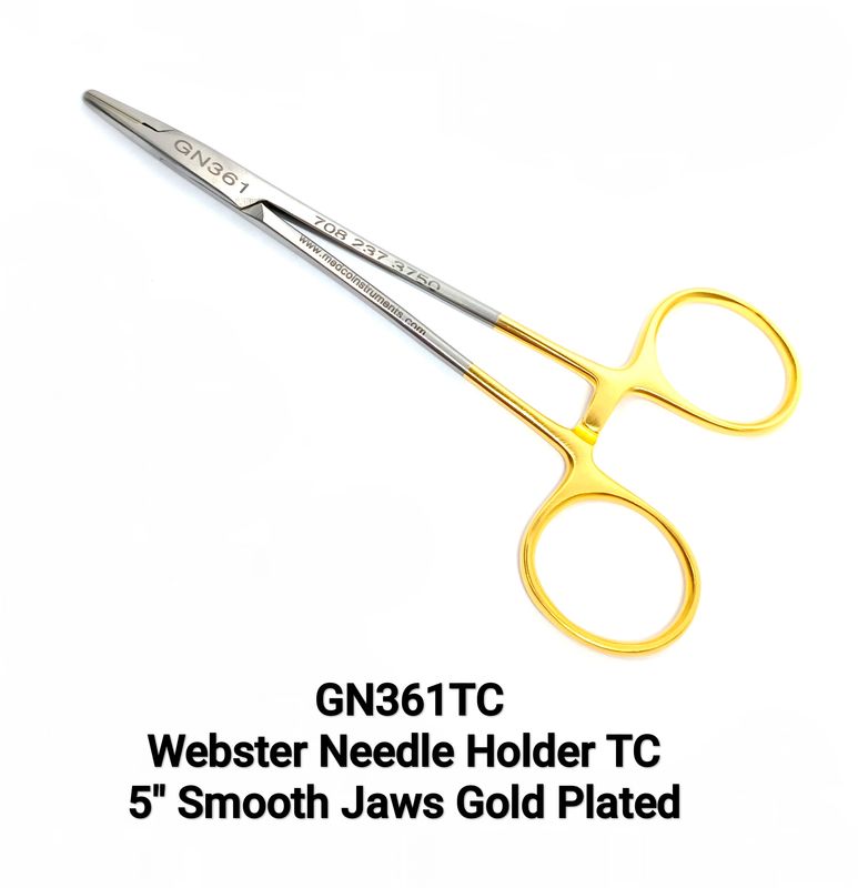 Webster Needle Holder 5" TC Jaws