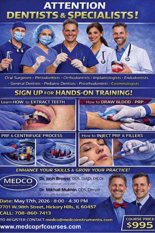 Phlebotomy &amp; Platelet-Rich Fibrin (PRF) for Facial Esthetics and Regenerative Dentistry Course
