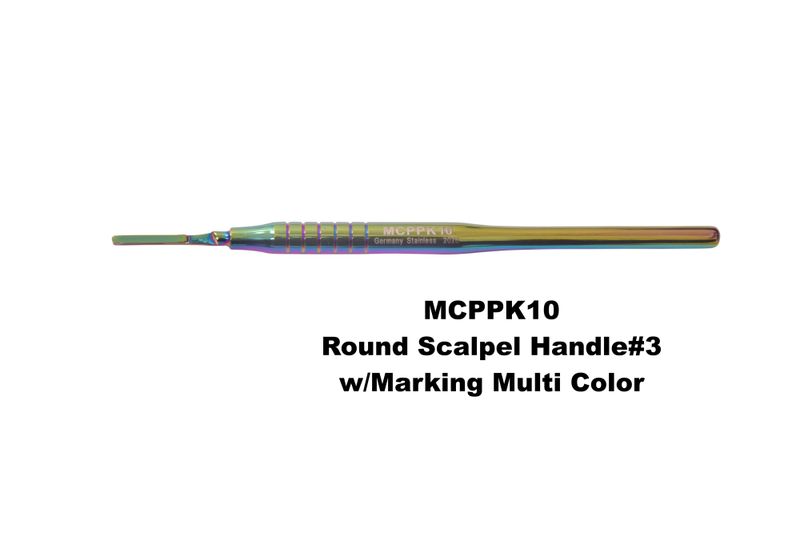 Scalpel Handle #3 Multicolor w/ Markings