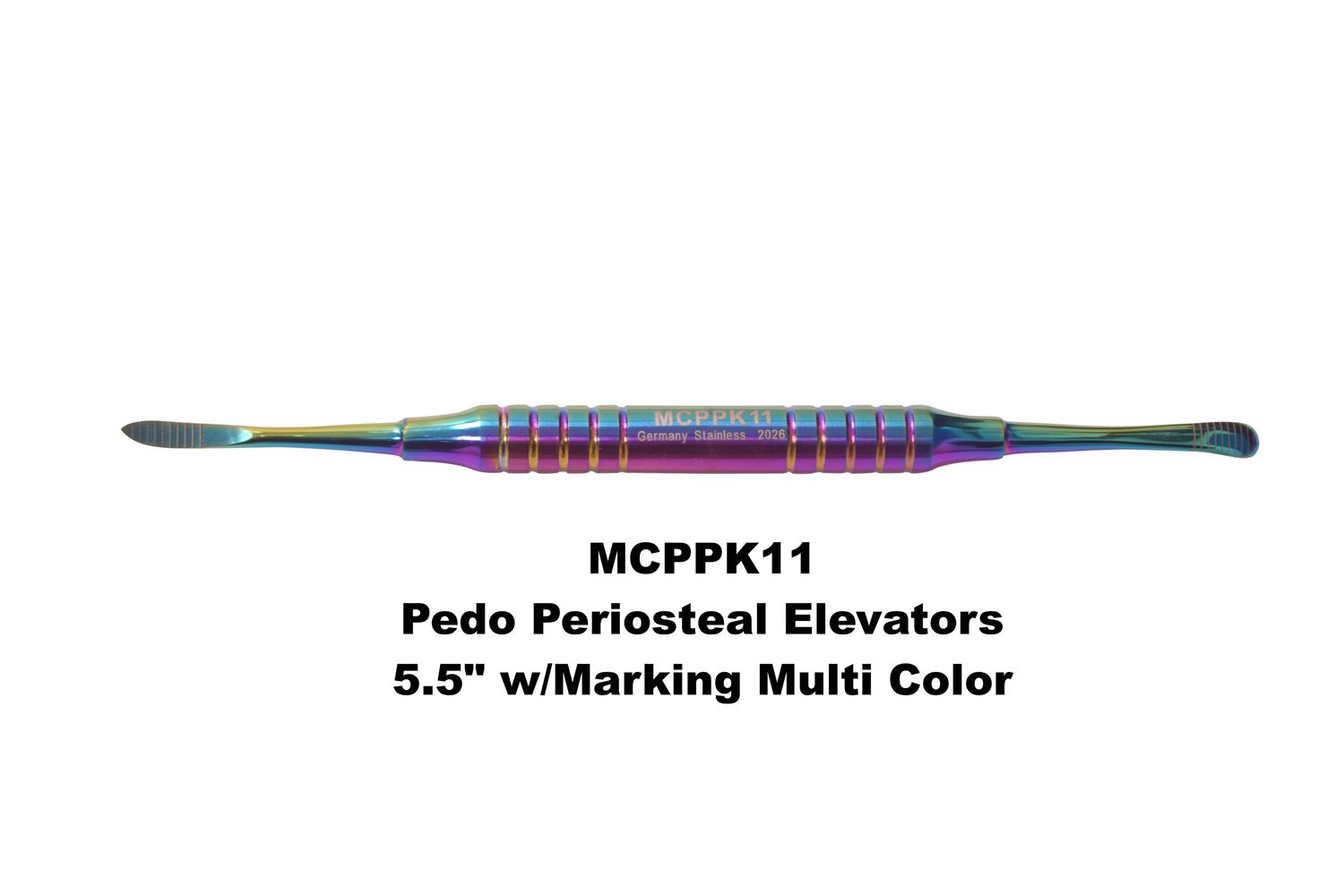 Periosteal Elevator Multicolor 5.5" D/E w/ Markings