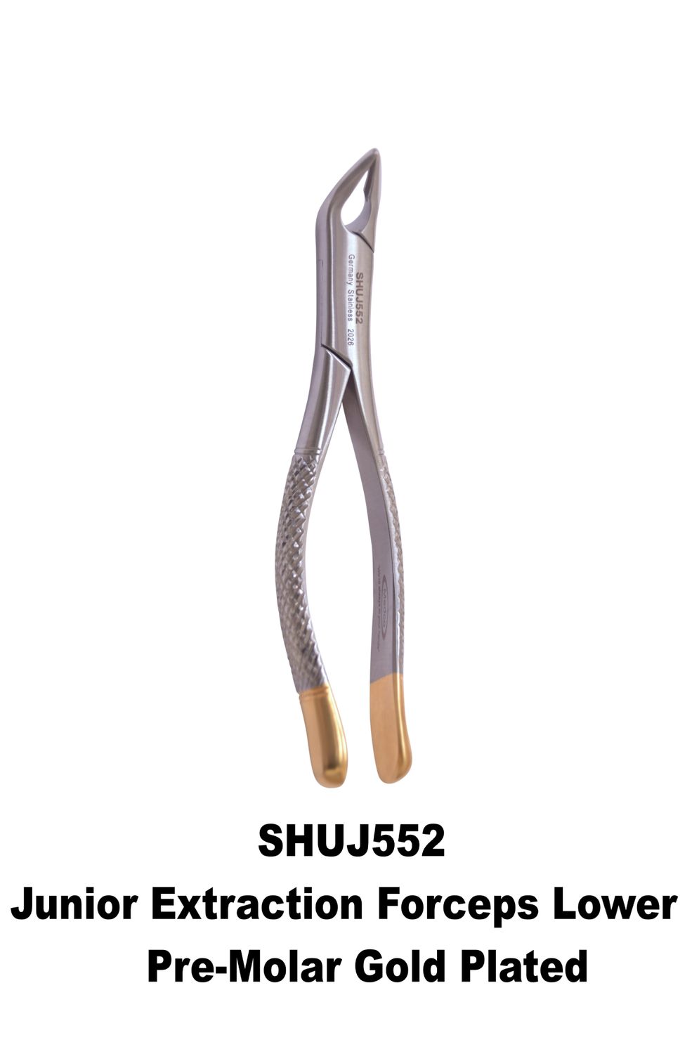 Junior Extraction Forceps Lower Pre-Molar Gold Handles