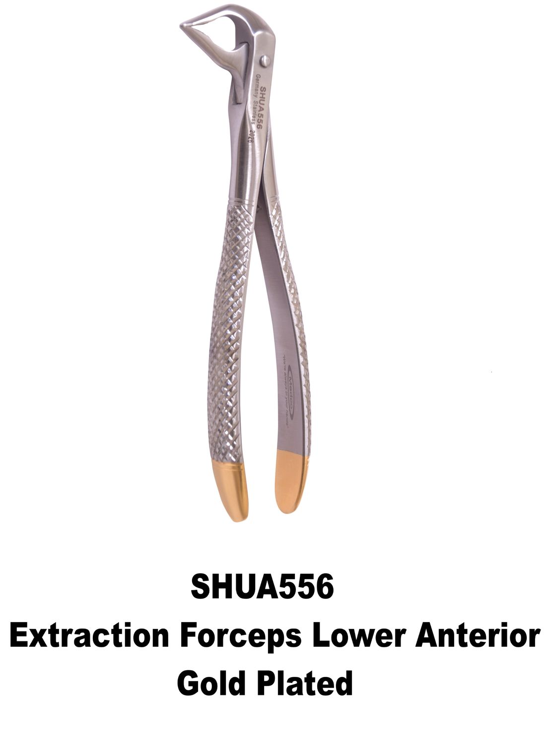 Extraction Forceps Lower Anterior Ash Gold Handles