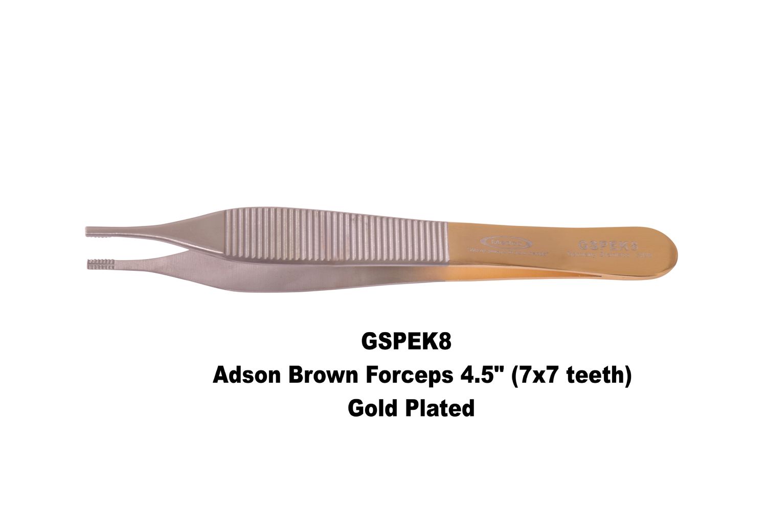 Adson Brown Tissue Forceps 7x7 teeth