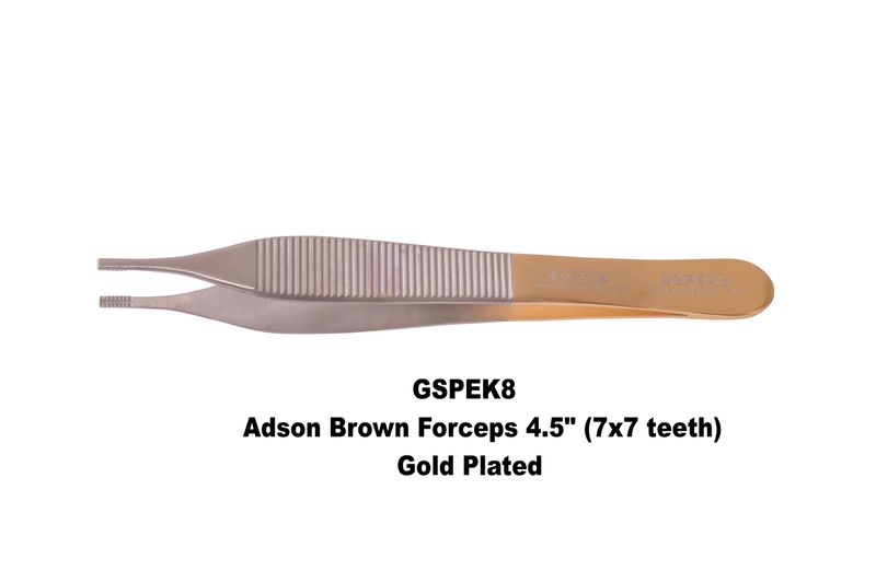 Adson Brown Tissue Forceps 7x7 teeth