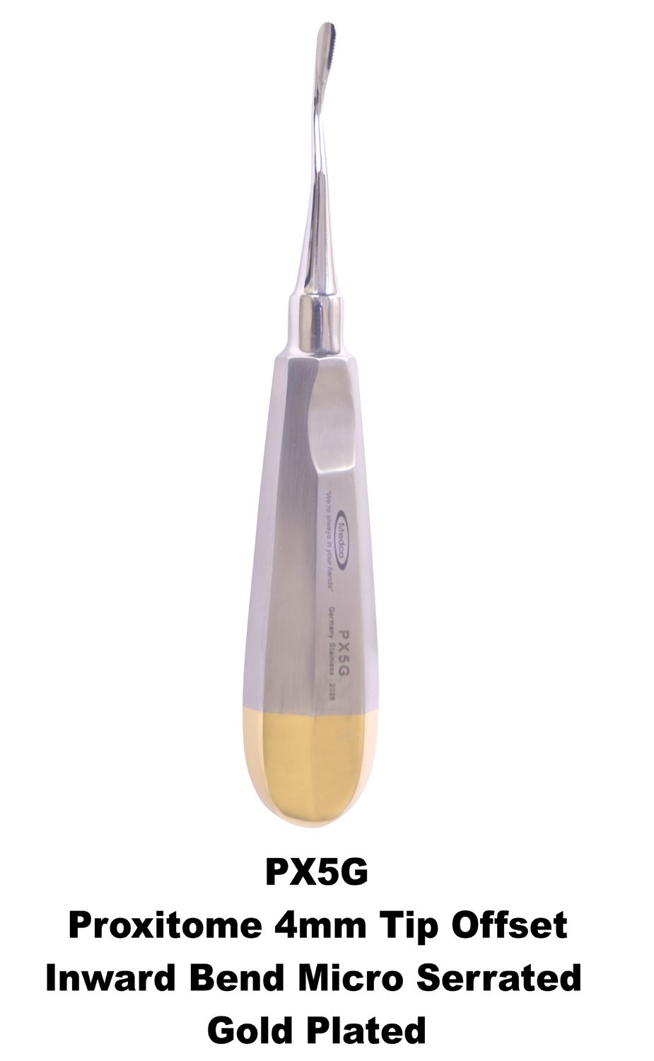 Proxitomes 4mm Offset Inward Bend Serrated Tip