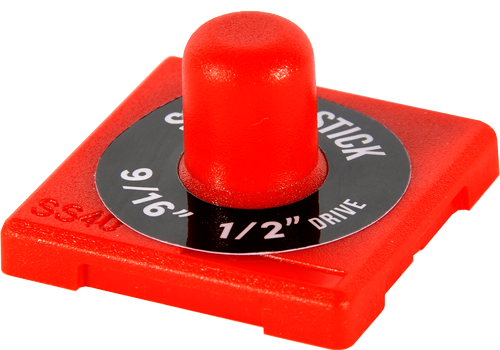 SocketStick 6-pack Magnetic 1/2&quot; Drive Socket Holder organizes Standard SAE Sockets