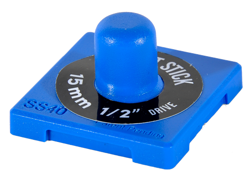 SocketStick 6-pack Magnetic 1/2&quot; Drive Socket Holder organizes Metric Sockets