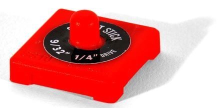 SocketStick 6-pack Magnetic 1/4&quot; Drive Socket Holder organizes Standard SAE Sockets