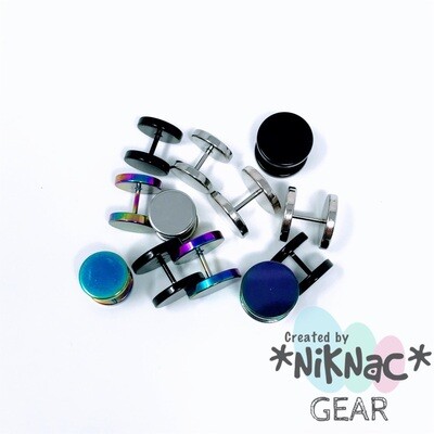 Faux Plug Earrings