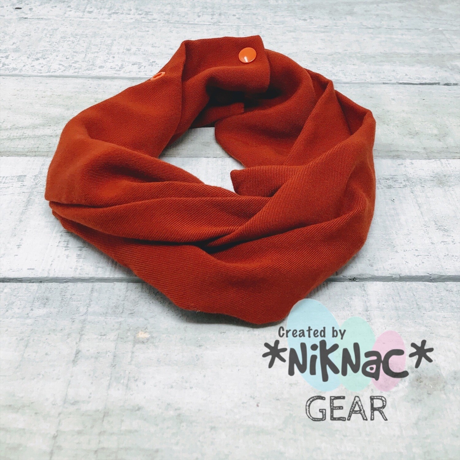 Faux Infinity Scarf Pumpkin Spice
