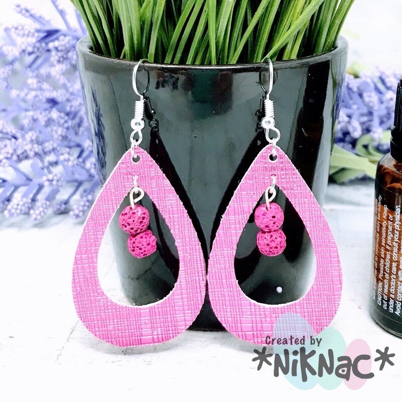 Pink Shimmer Dangle