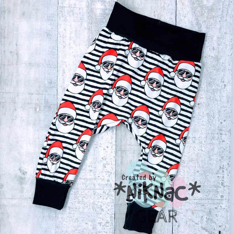 Harem Pants Santa 1-3 Month