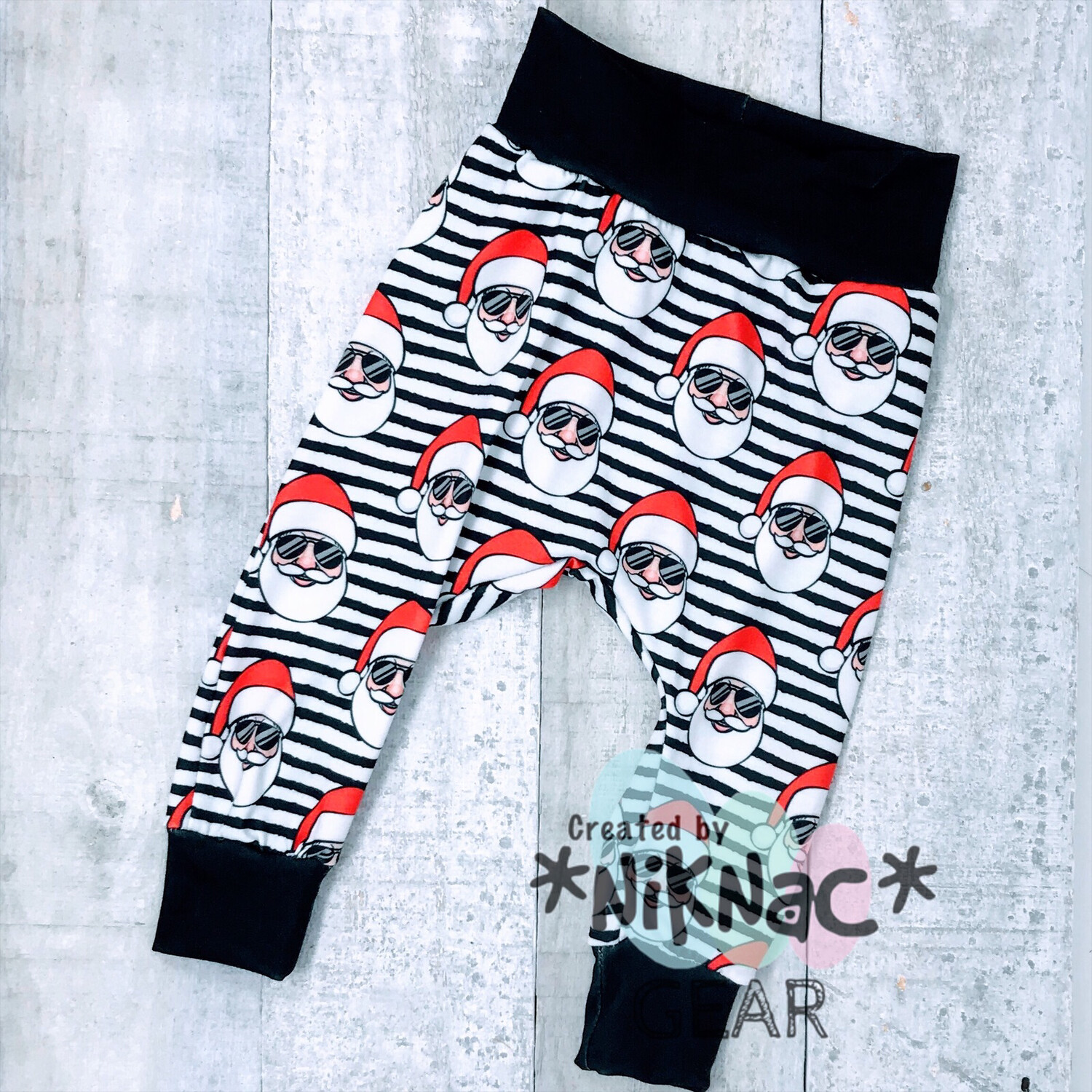 Harem Pants Santa 1-3 Month