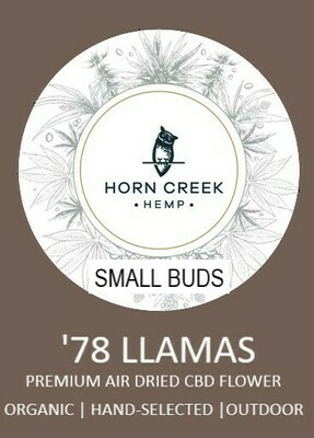 '78 Llamas Hemp Flower | Small Buds
