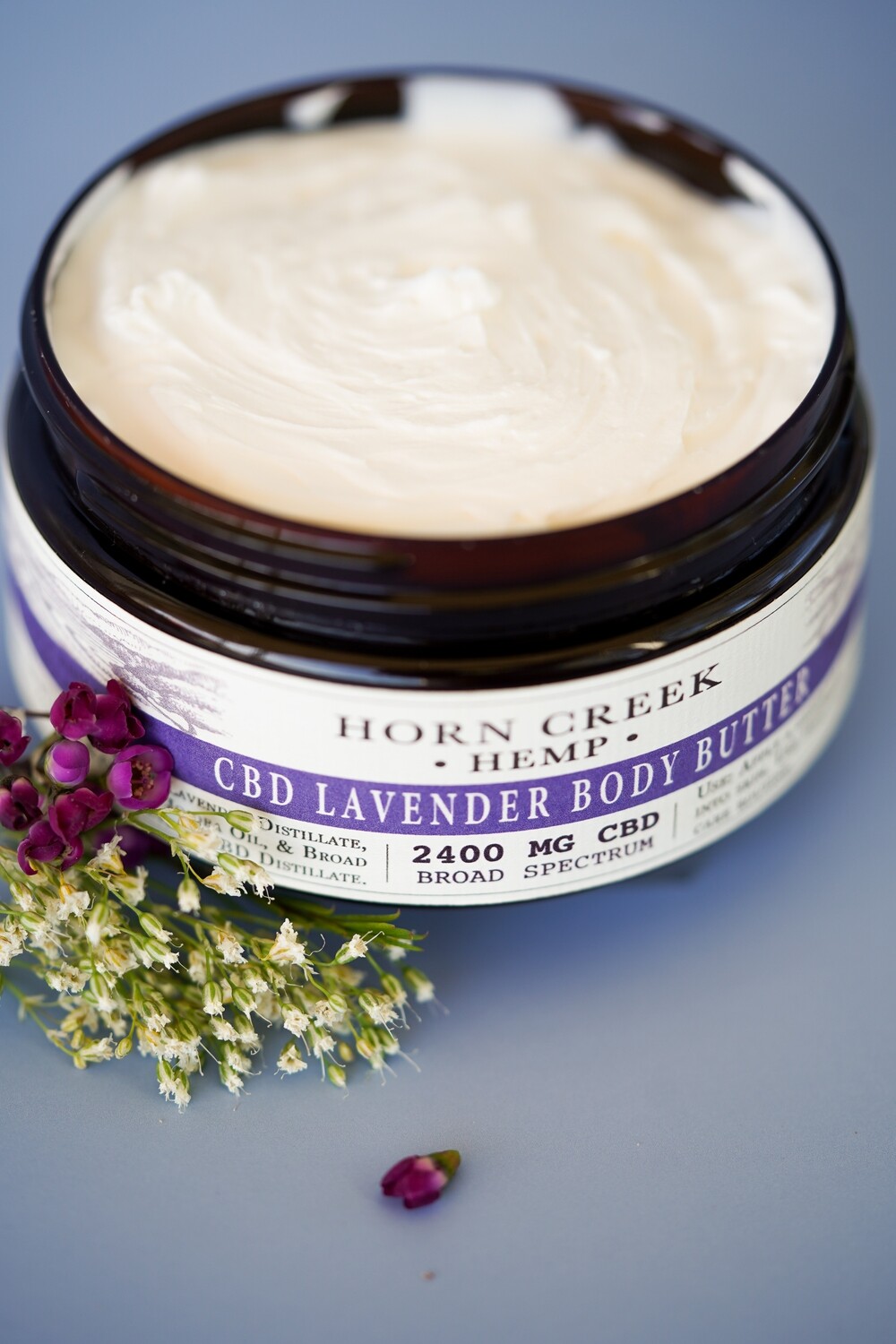 CBD Lavender Body Butter, Size: 8 oz - 2400mg CBD