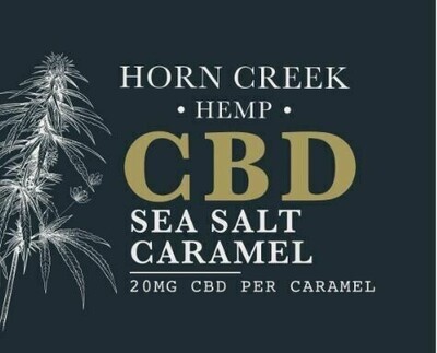 CBD Sea Salt Caramels | Wholesale