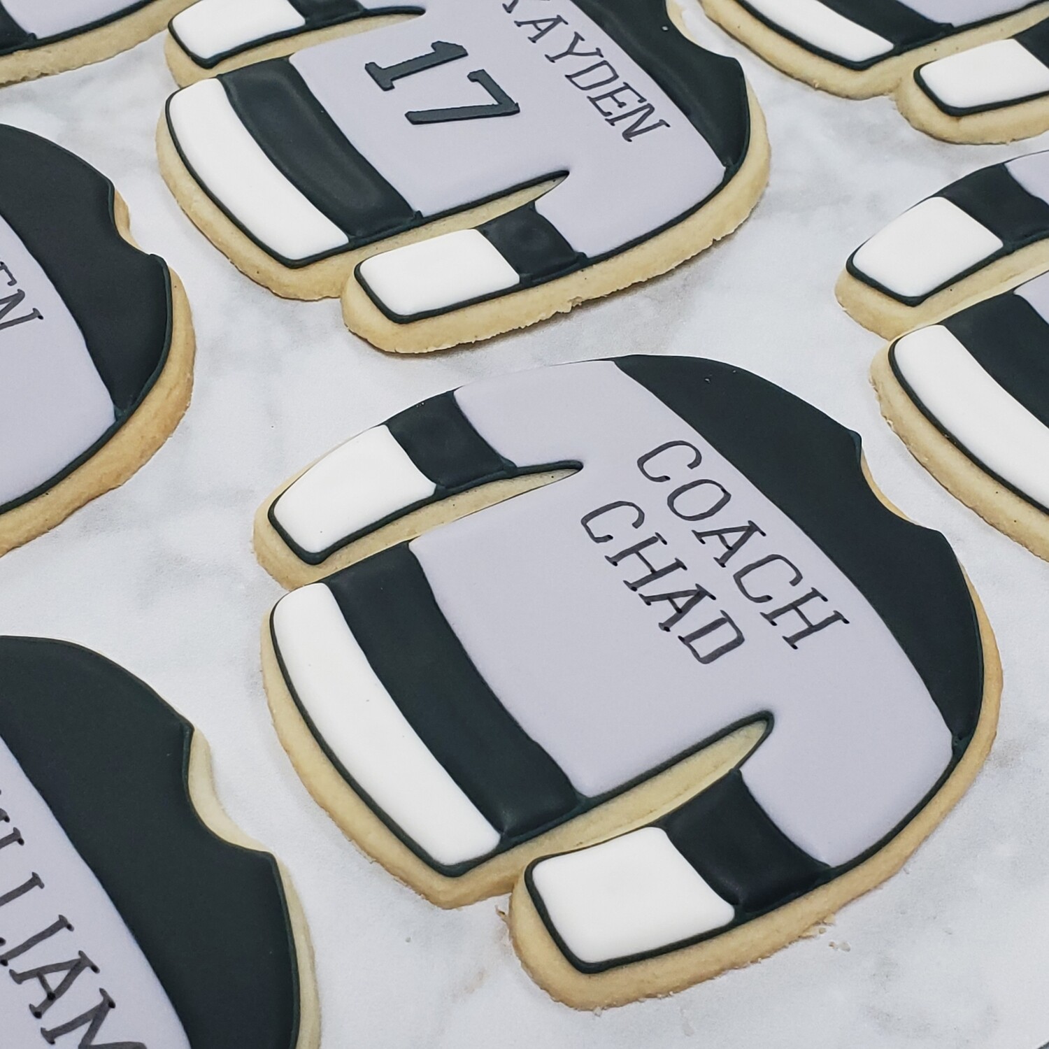 Custom Sports Jersey Sugar Cookies