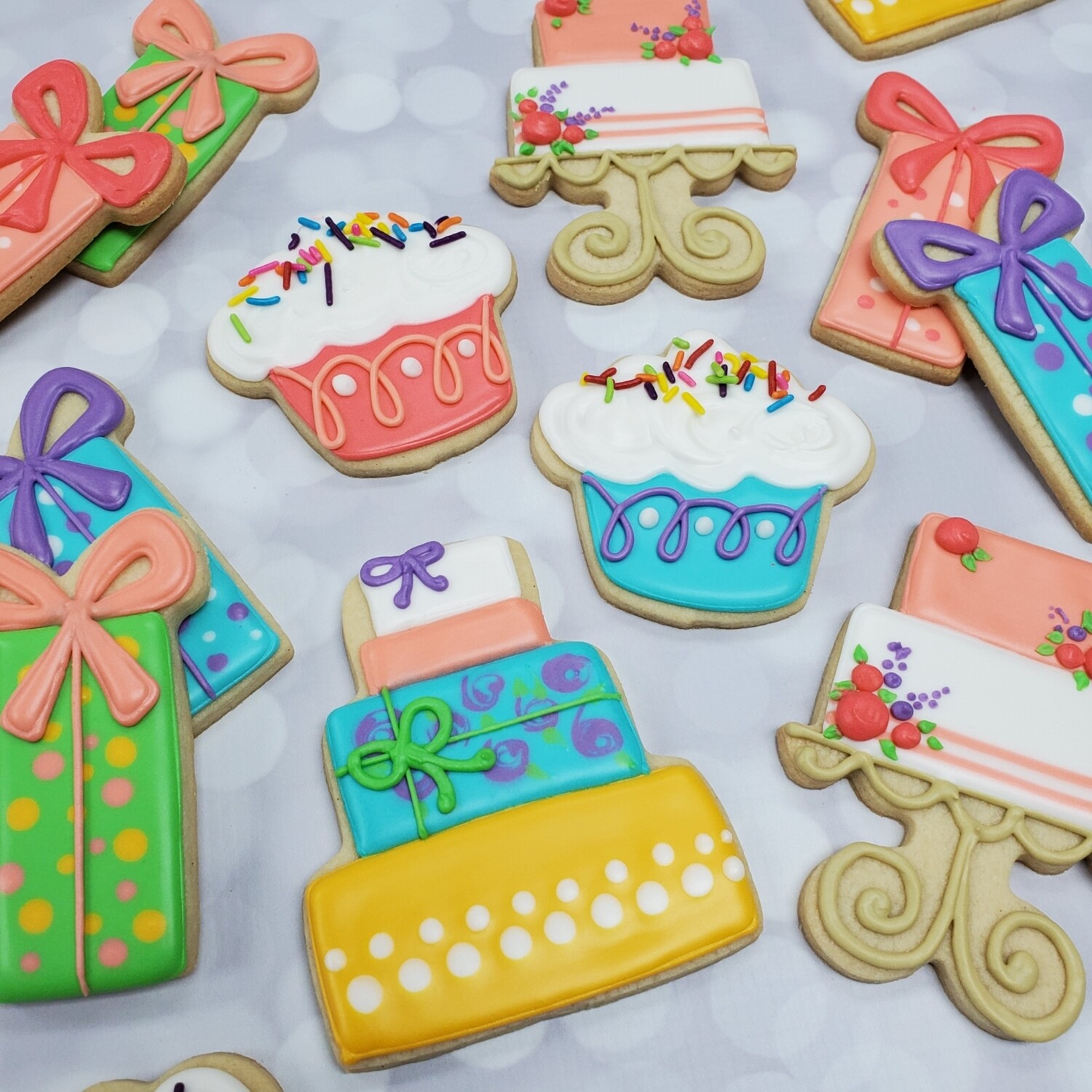 Birthday Celebration Sugar Cookies
