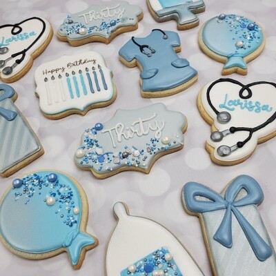 Birthday Celebration Sugar Cookies