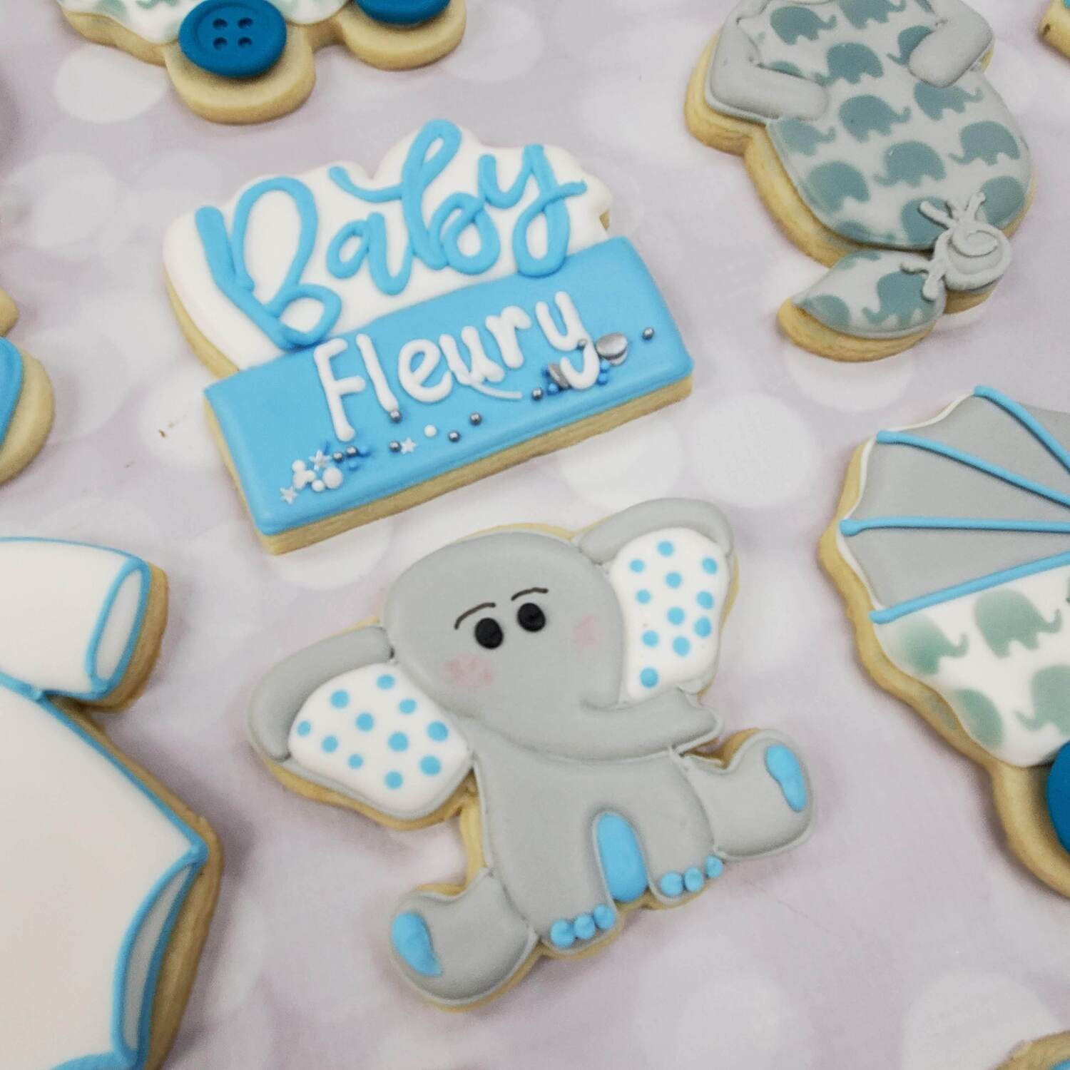 Baby-Themed Sugar Cookies
