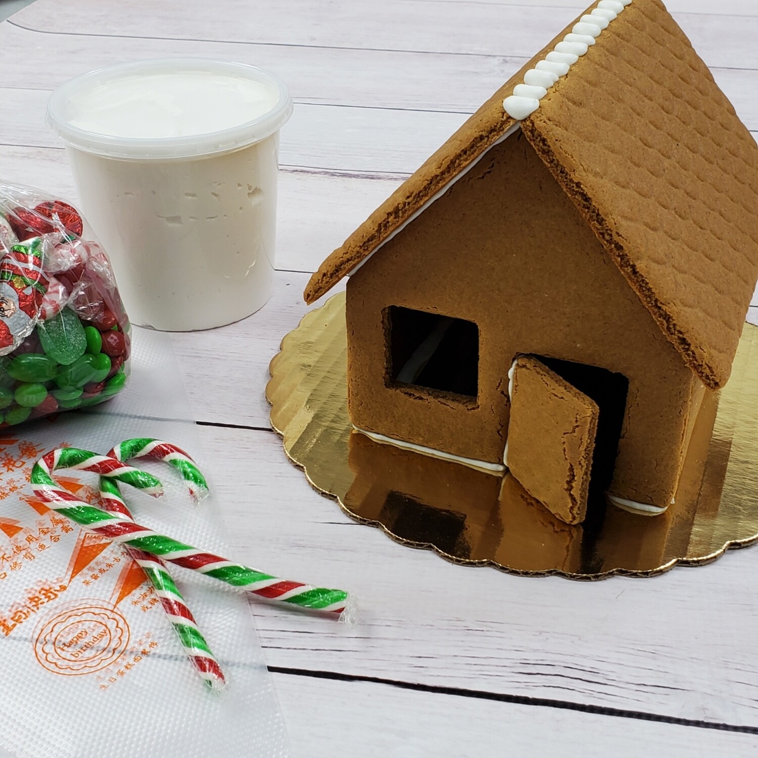 Gingerbread House - Standard Size - Ready to Decorate