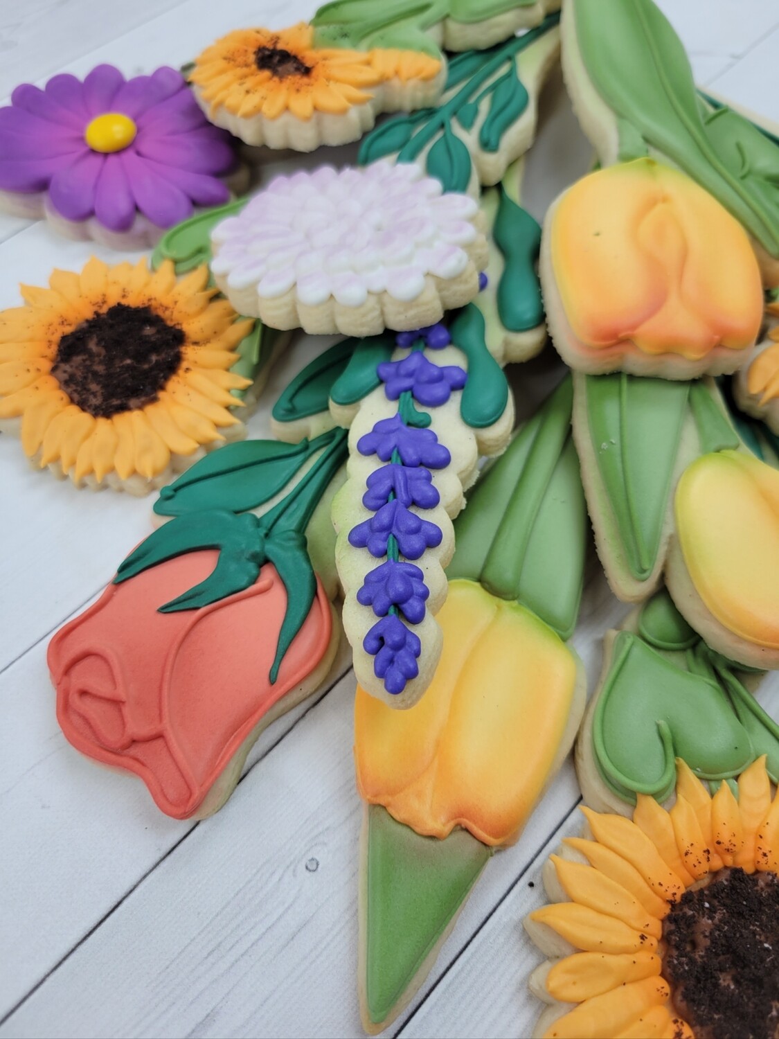 Sweet Flower Sugar Cookie Bouquet Sweet Flower Sugar Cookie Bouquet