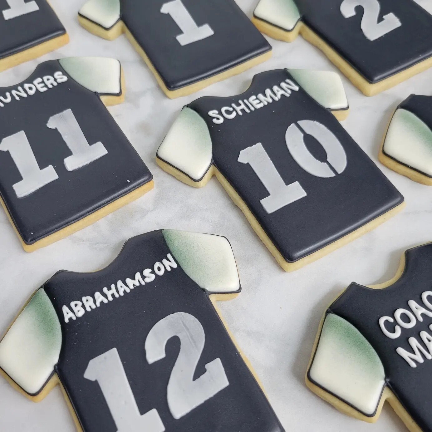 Custom Sports Jersey Sugar Cookies