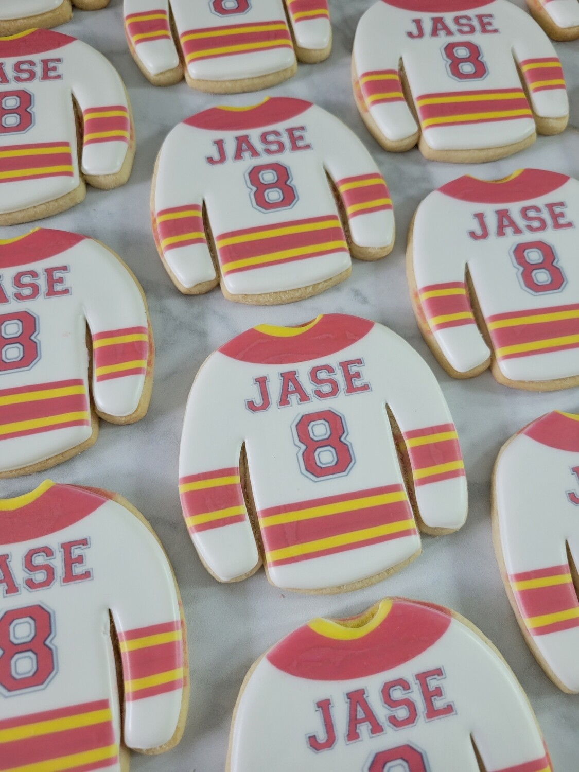 Custom Sports Jersey Sugar Cookies