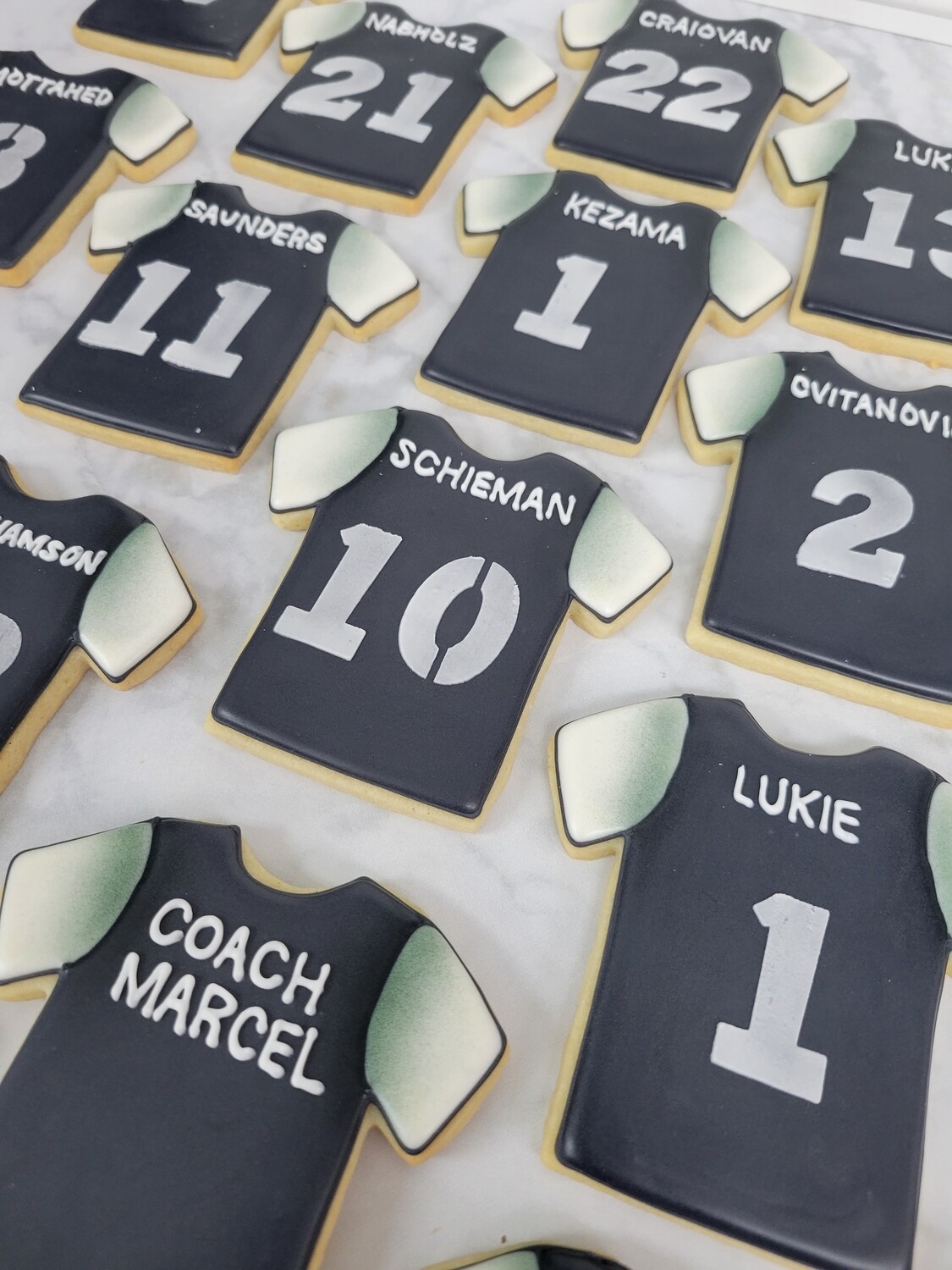 Custom Sports Jersey Sugar Cookies