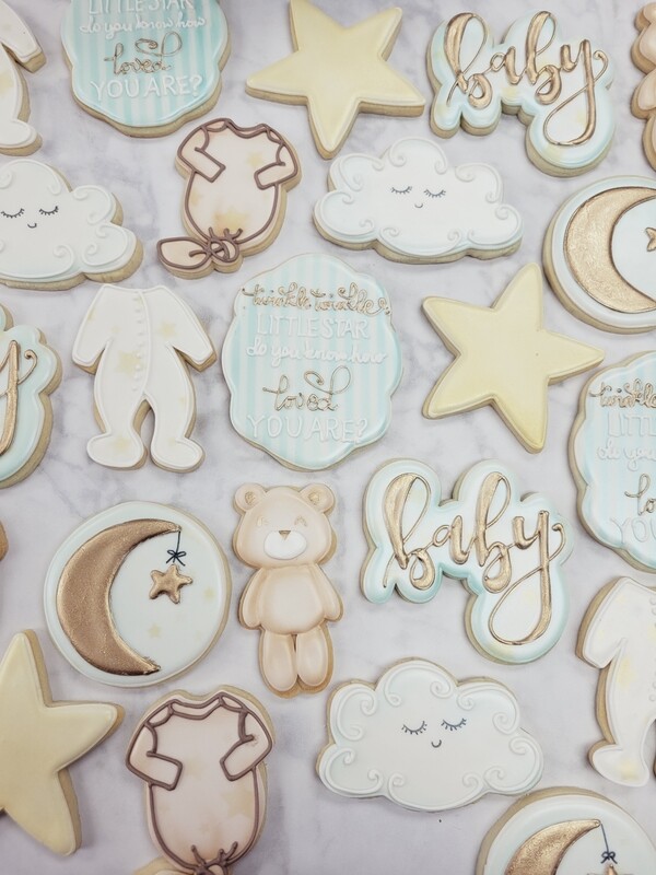 Baby-Themed Sugar Cookies