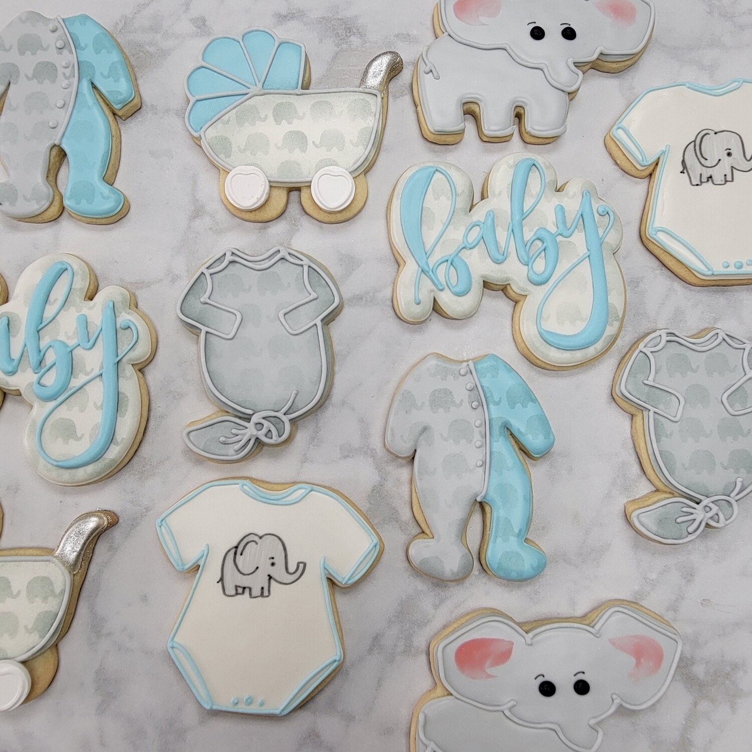 Baby-Themed Sugar Cookies