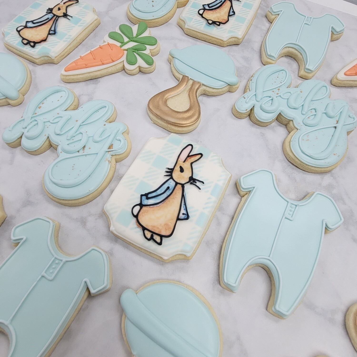Baby-Themed Sugar Cookies
