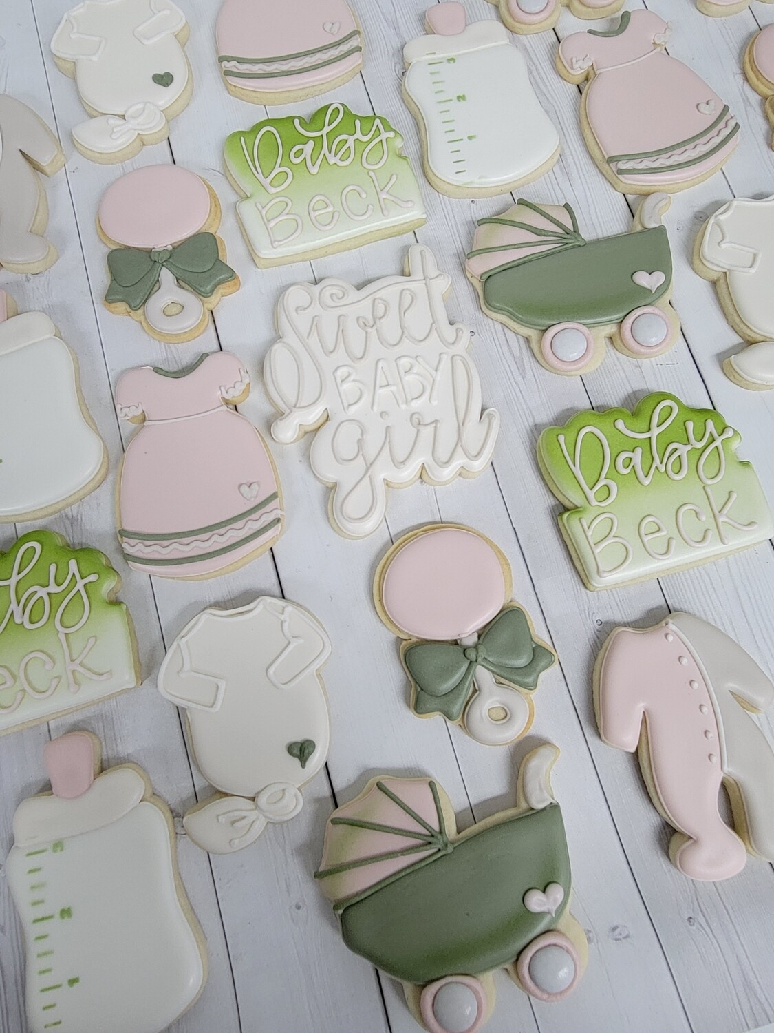 Baby-Themed Sugar Cookies
