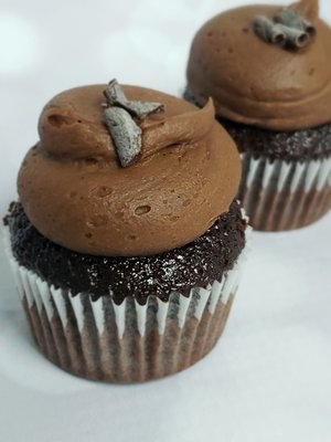 Chocolate Brownie Fudge Cupcakes