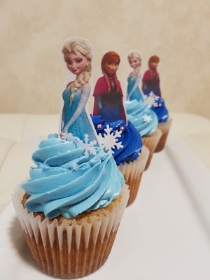 Frozen Theme Cupcakes