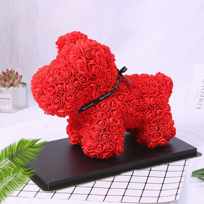 Romantic Red Puppy