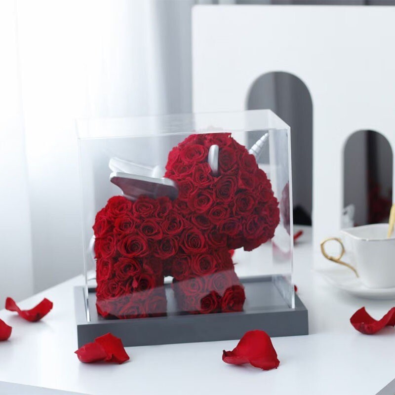 Romantic Red Unicorn