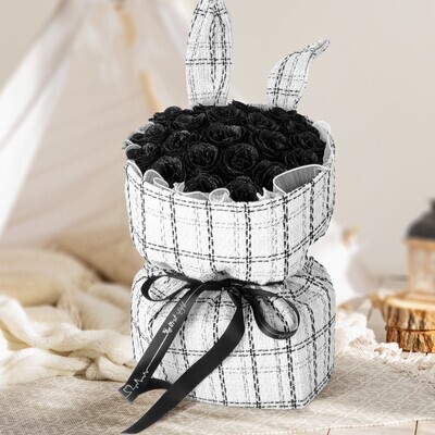Glitter Bunny Bouquet - 19 Stalks