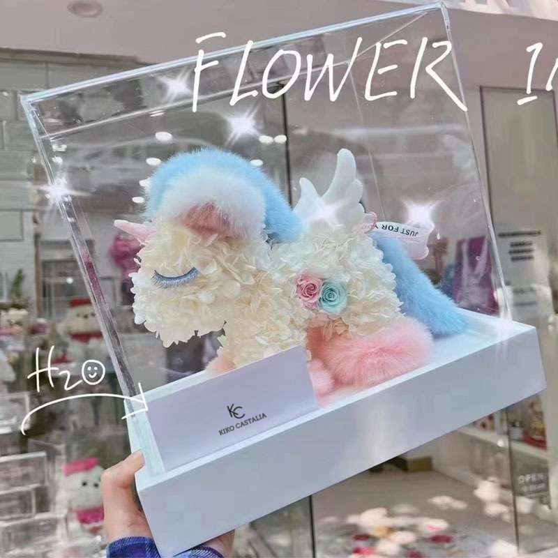 Preserved Floral Figurines