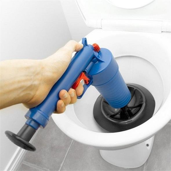 High Pressure Air Pump For Toilet - Excellent For Pipe Clog Remover
