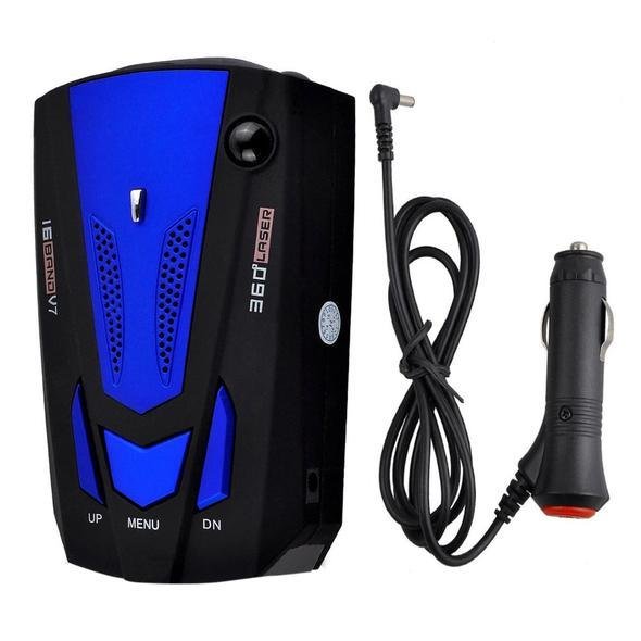 360 Degree Auto Speed Limit Radar Detector With Voice Alert