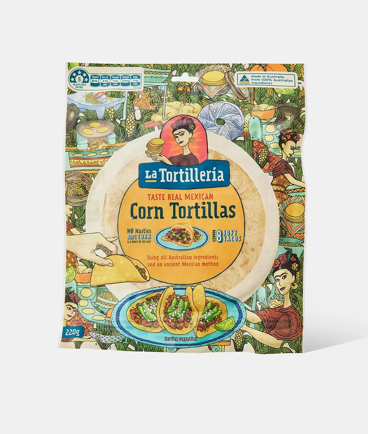 La Tortilleria Corn Tortillas 8 Pack